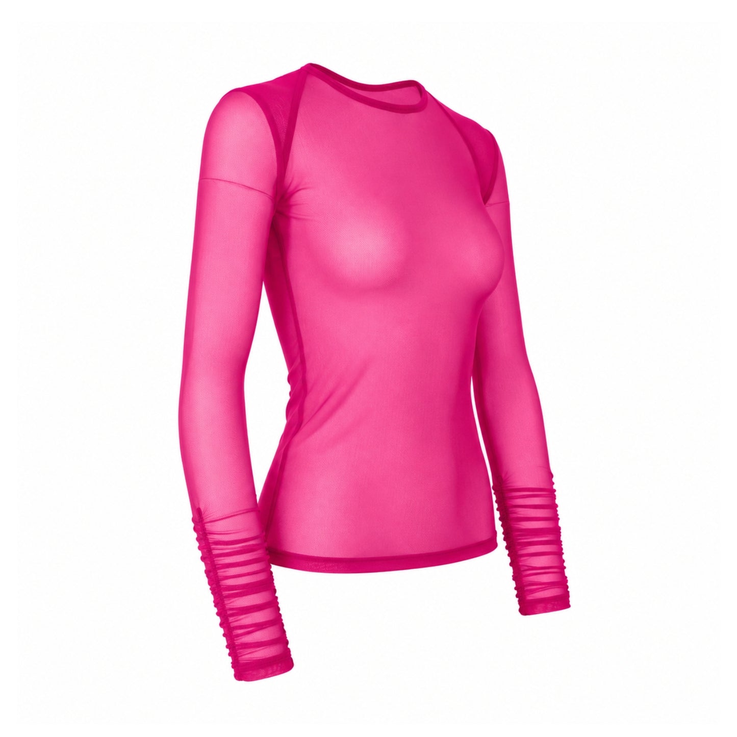 GUILLOTINE Single-Layer Bodystocking | Magenta