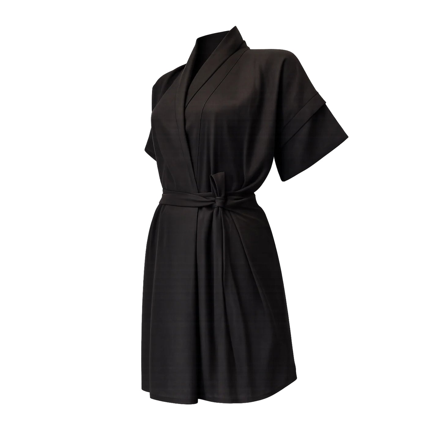 GUILLOTINE Wrap Tie Linen Dress
