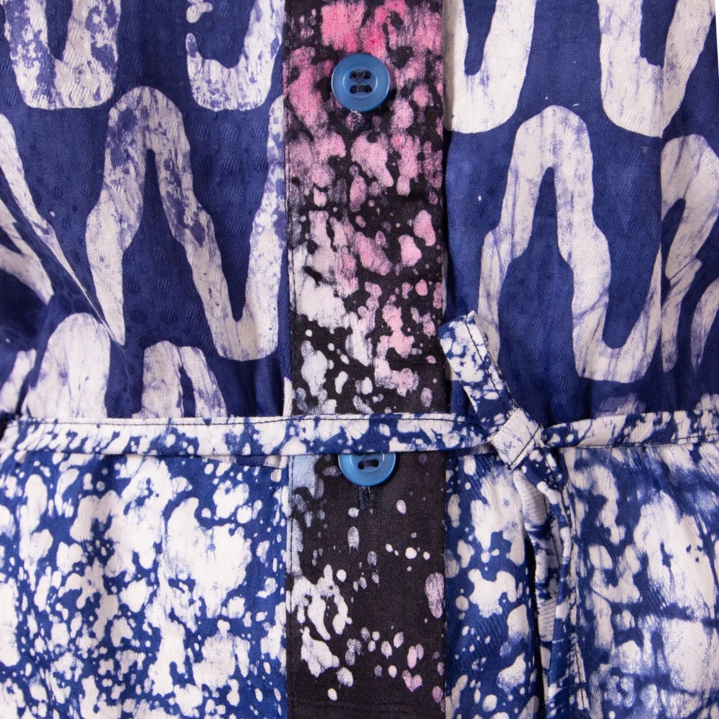 GUILLOTINE x WALDMAN Monarch Jumpsuit Blue|White