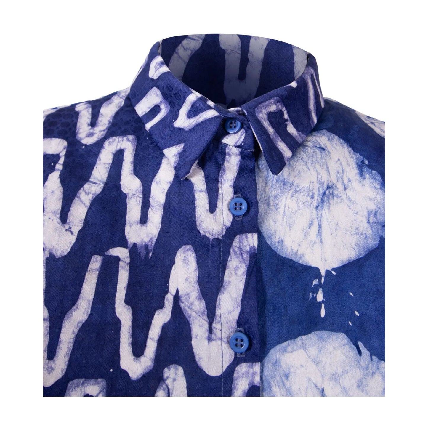 GUILLOTINE x WALDMAN Monarch Shirt Blue|White