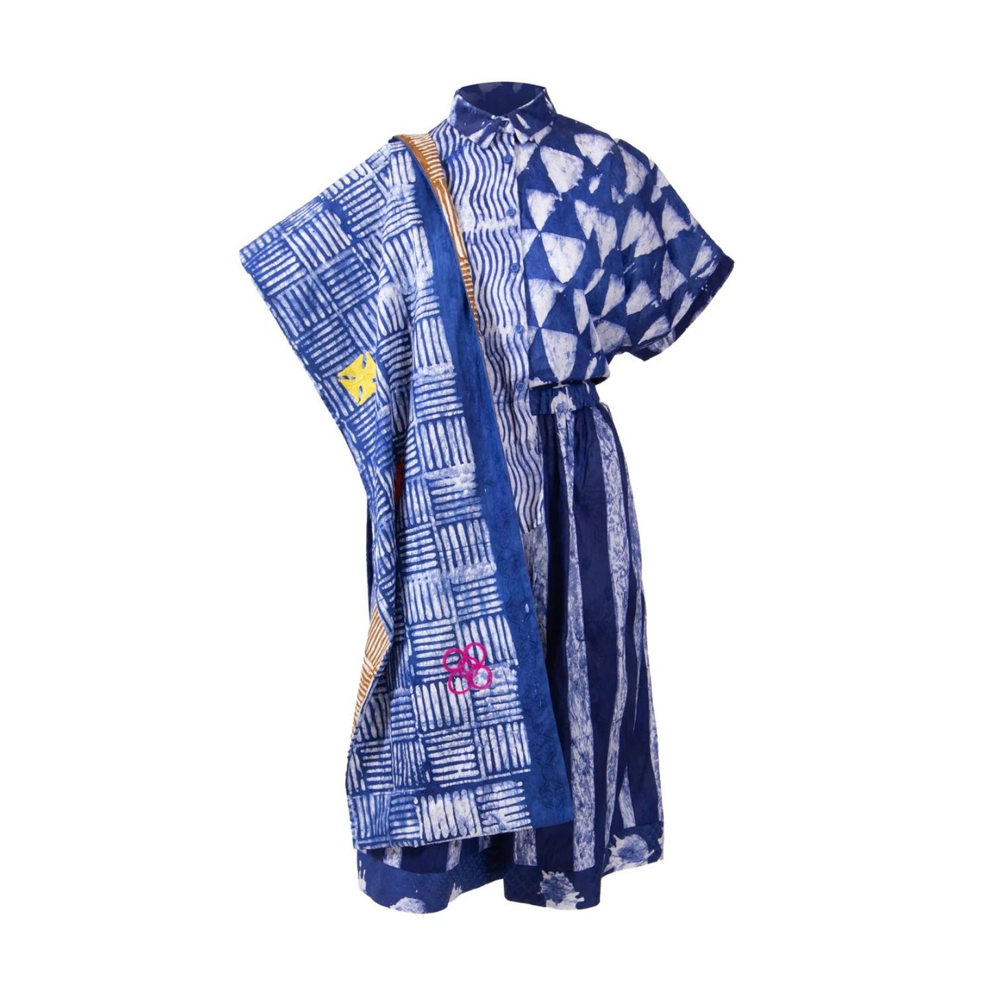 GUILLOTINE x WALDMAN Monarch Shirt Blue|White