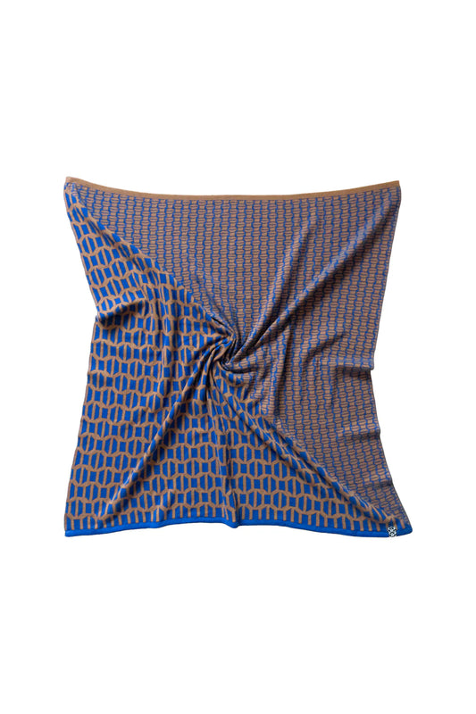 ROMARIA Two-Tone Square Scarf