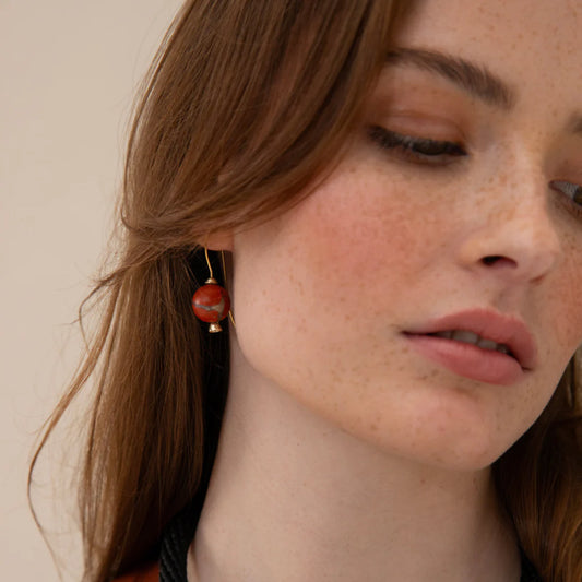 PICHULIK Granada Earrings Red Jasper