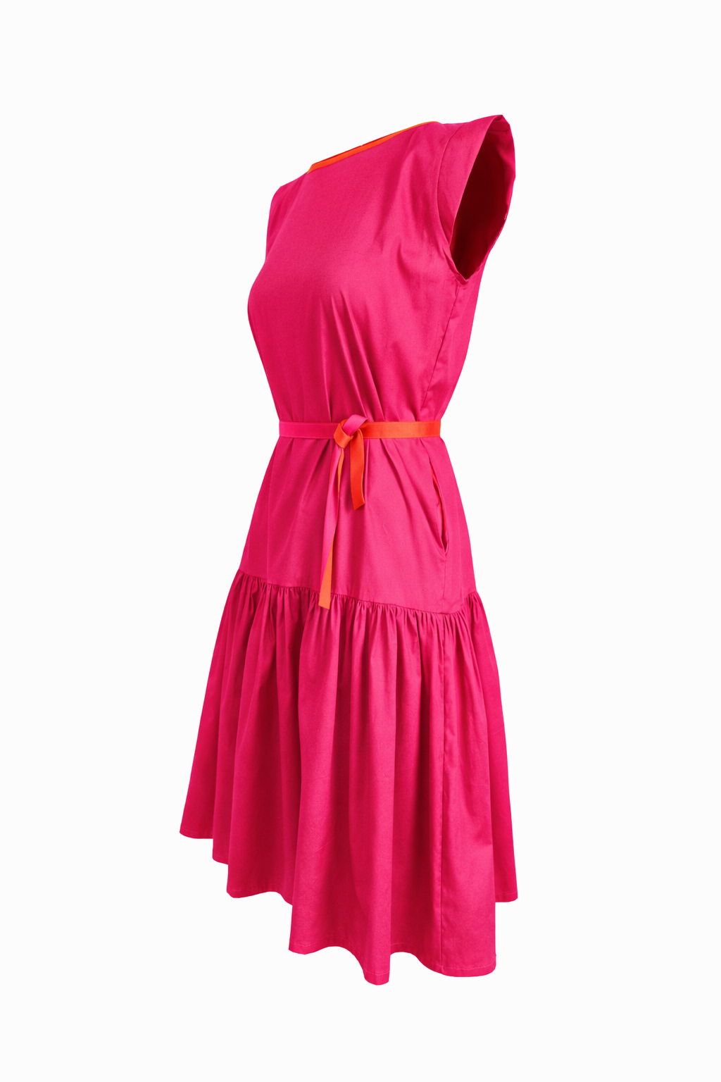 GUILLOTINE Hot Pink Frill Dress