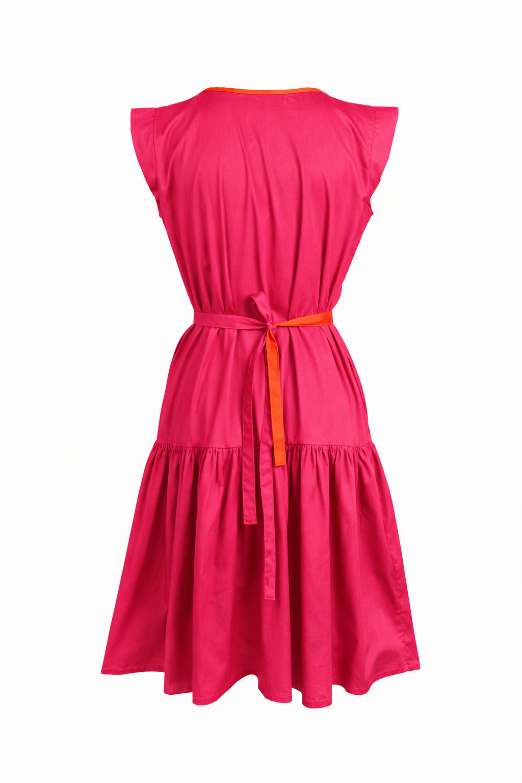 GUILLOTINE Hot Pink Frill Dress