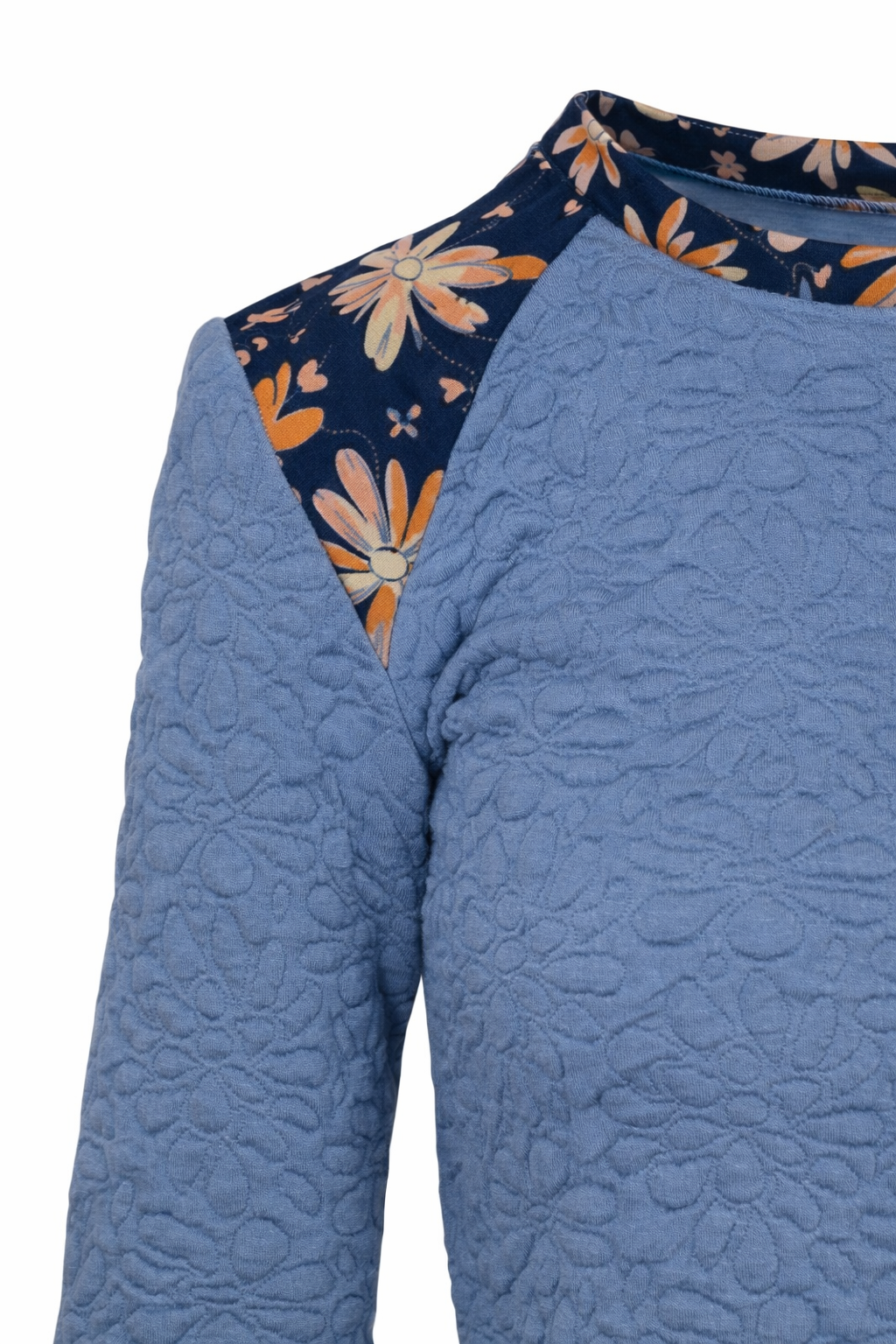 GUILLOTINE Quilted Floral Top
