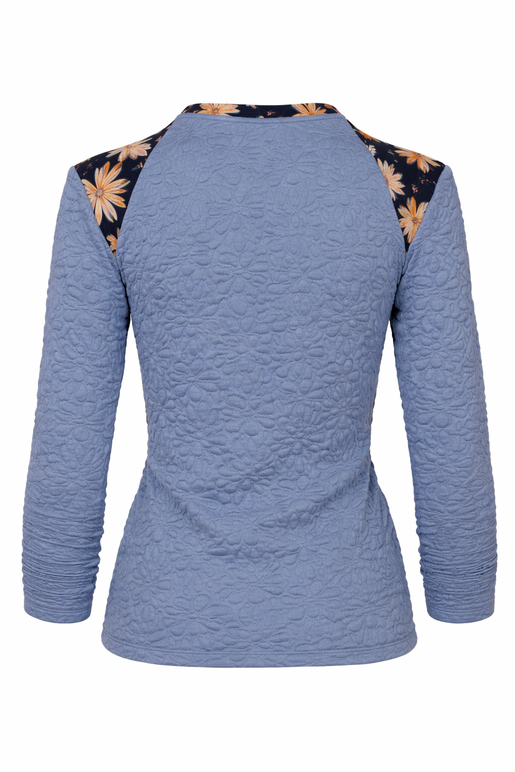 GUILLOTINE Quilted Floral Top