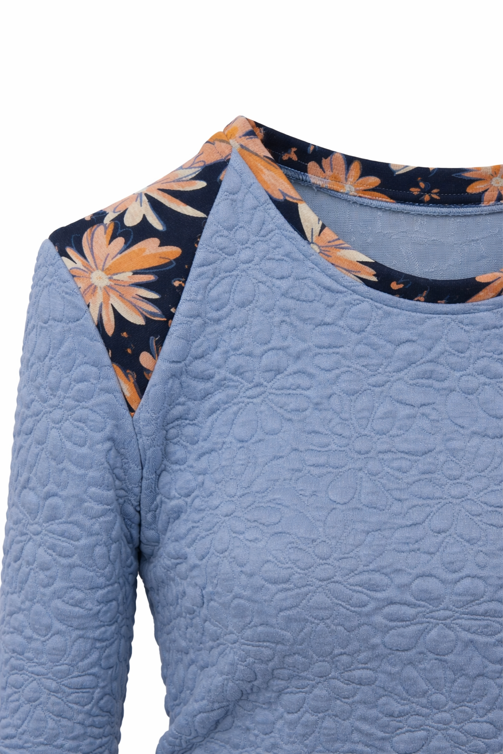 GUILLOTINE Quilted Floral Top