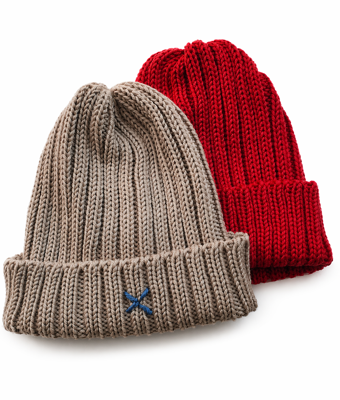 Wrapt x Guillotine | Merino Rib Beanie | Imperial Red