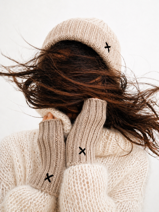 Wrapt x Guillotine | Merino Rib Hand Warmer | Oatmeal