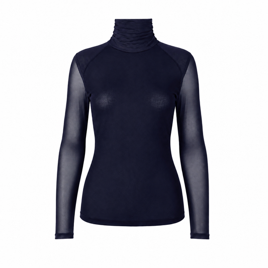 GUILLOTINE Roll Neck | Blue Ink