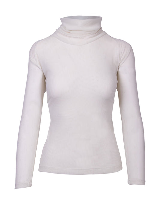 GUILLOTINE Roll Neck Ivory White