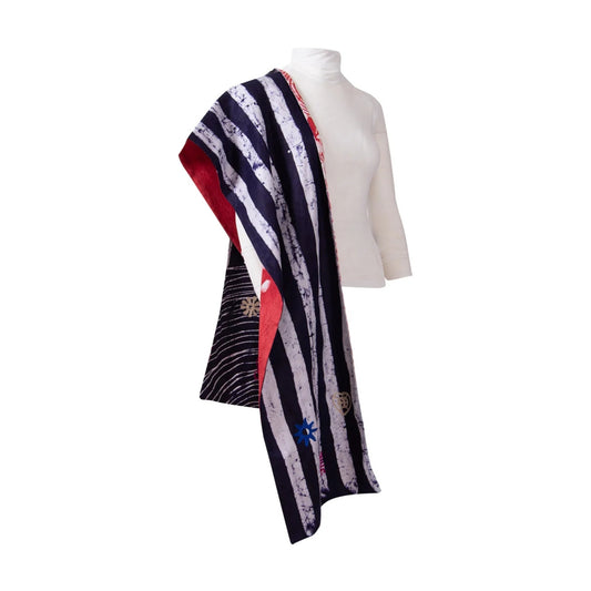 GUILLOTINE x WALDMAN Monarch Adinkra Symbol Scarf