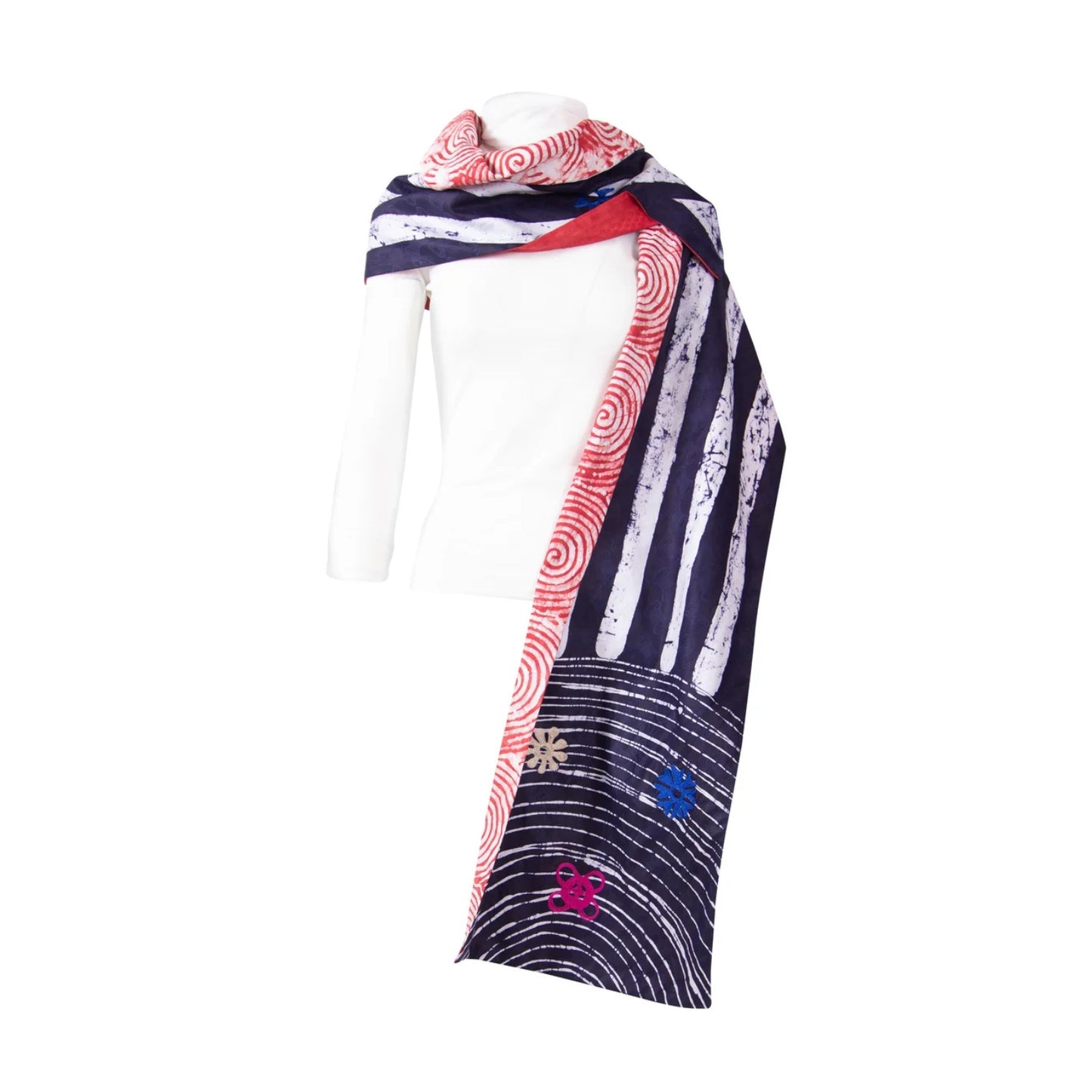 GUILLOTINE x WALDMAN Monarch Adinkra Symbol Scarf