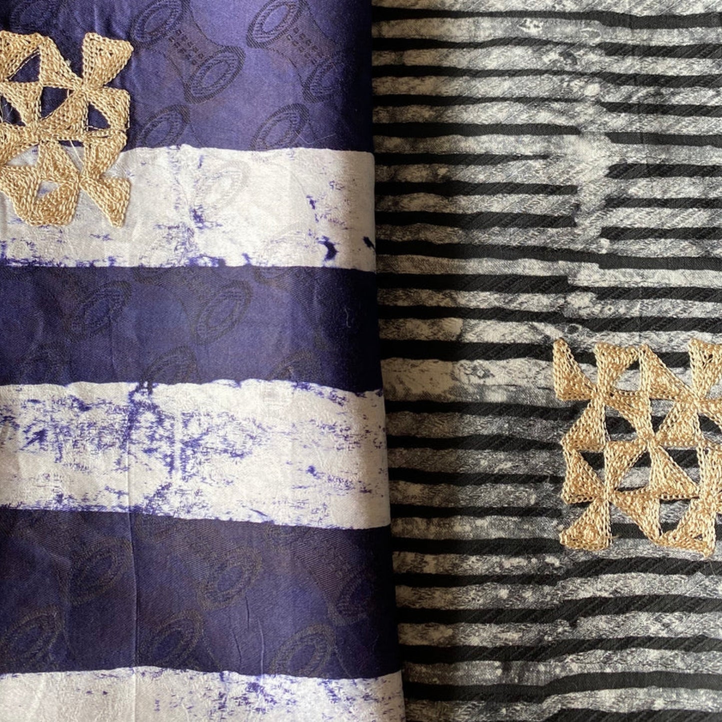 GUILLOTINE x WALDMAN Monarch Adinkra Symbol Scarf