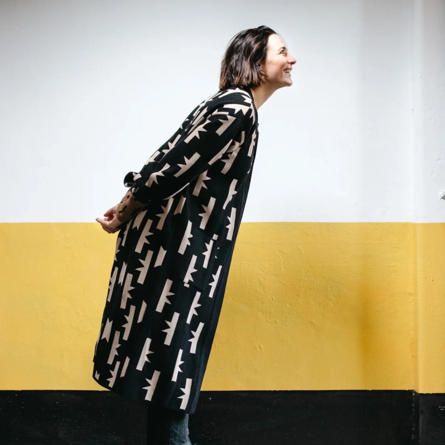 ROMARIA Graphic Gadiya Coat