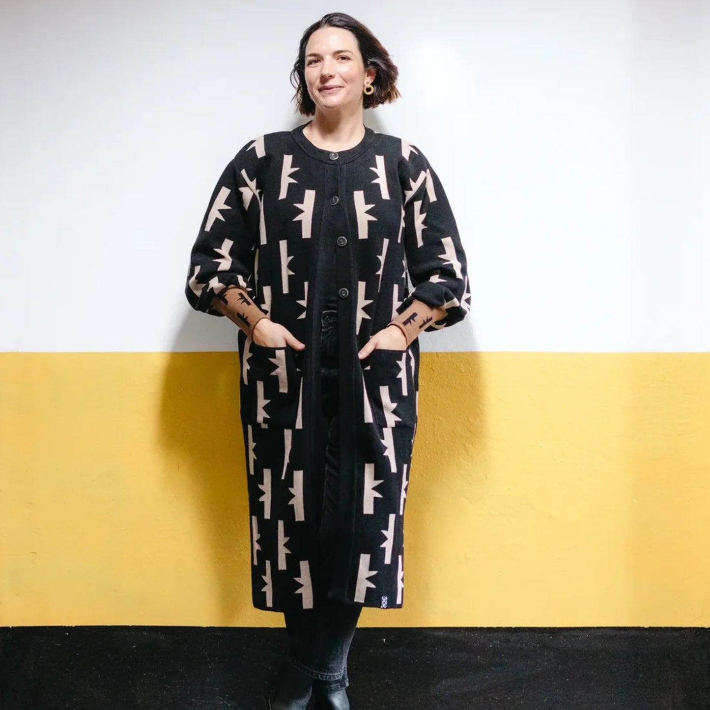 ROMARIA Graphic Gadiya Coat