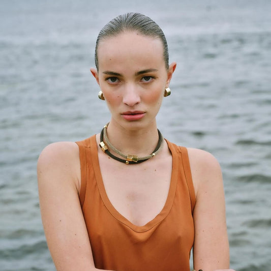 PICHULIK Mer Choker- Brown