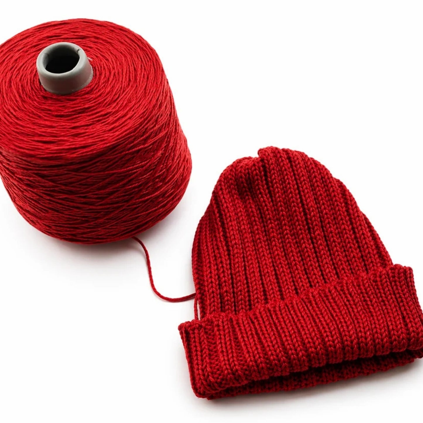 WRAPT x GUILLOTINE | Merino Rib Beanie | Imperial Red