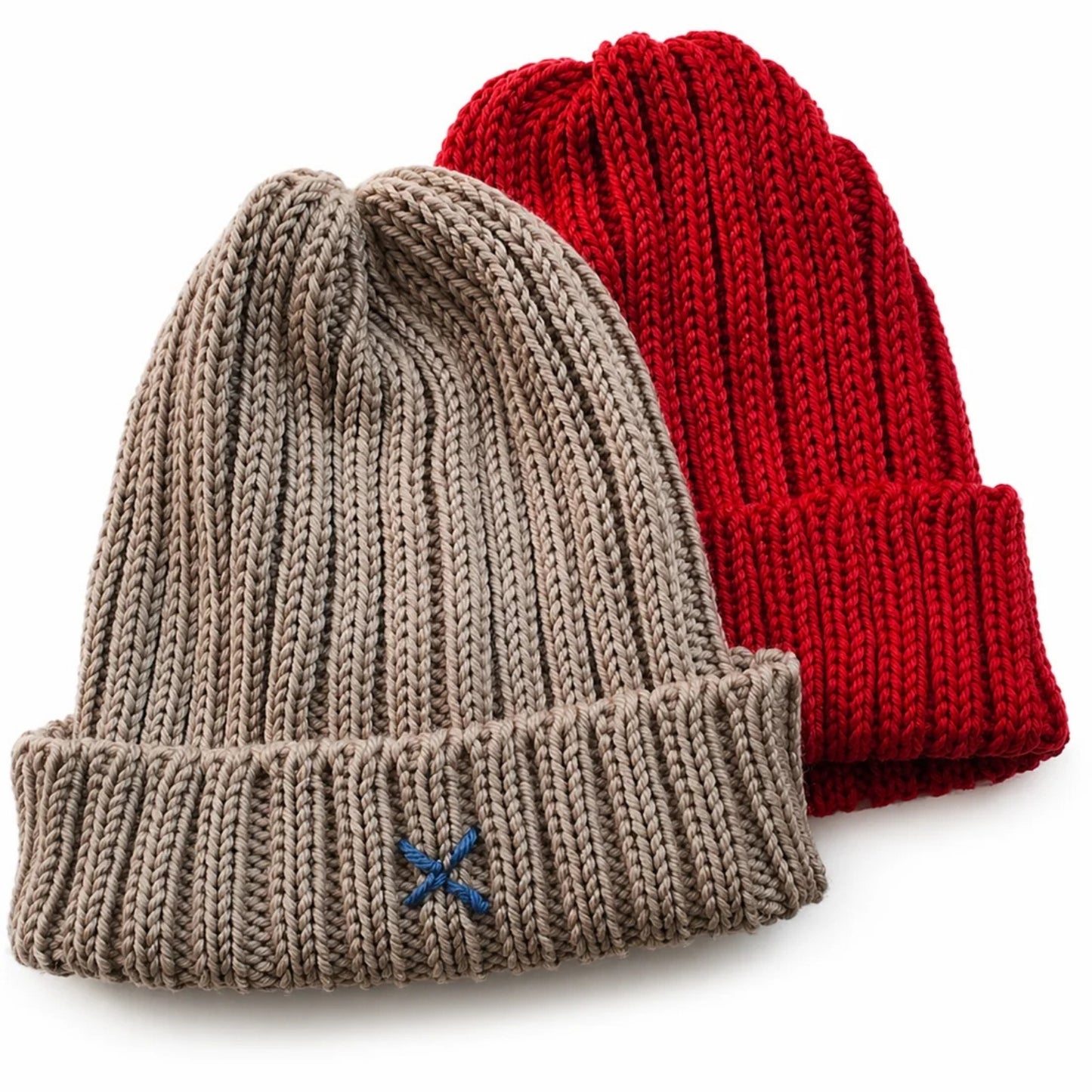 WRAPT x GUILLOTINE | Merino Rib Beanie | Imperial Red