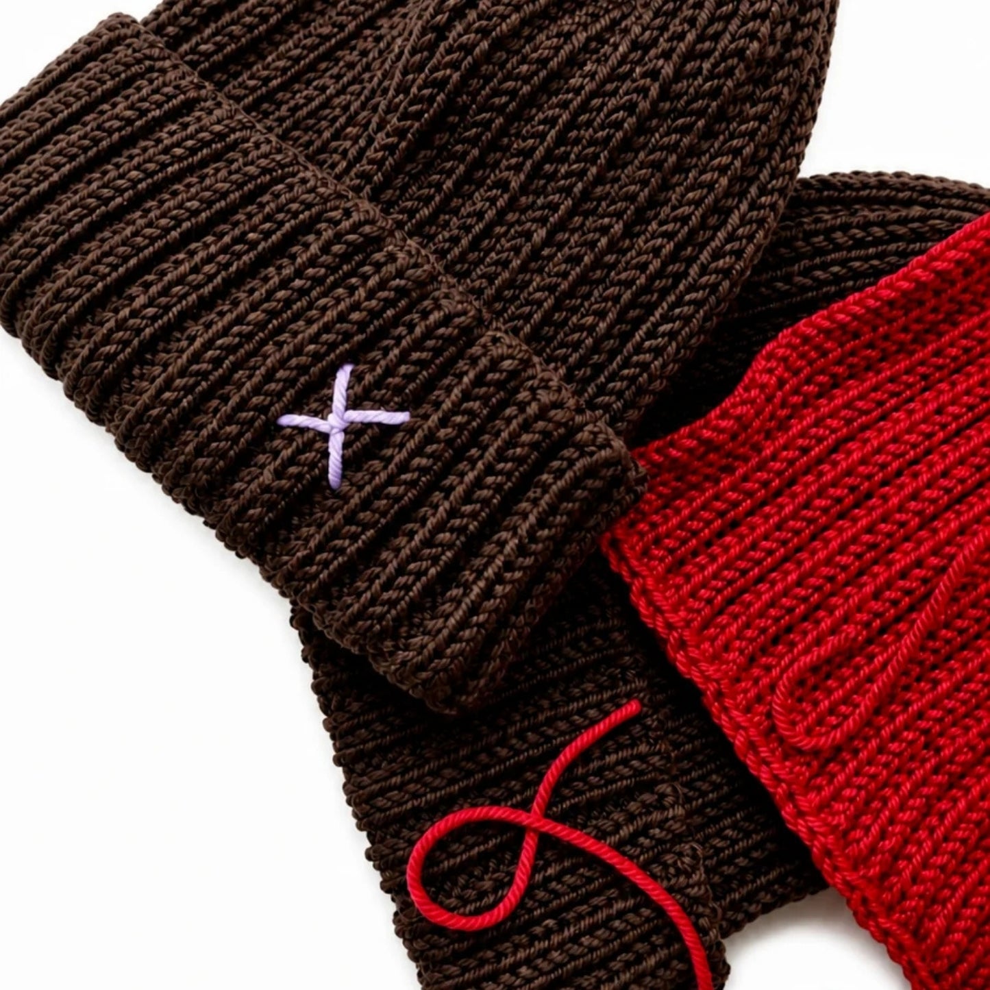 WRAPT x GUILLOTINE | Merino Rib Beanie | Chocolate