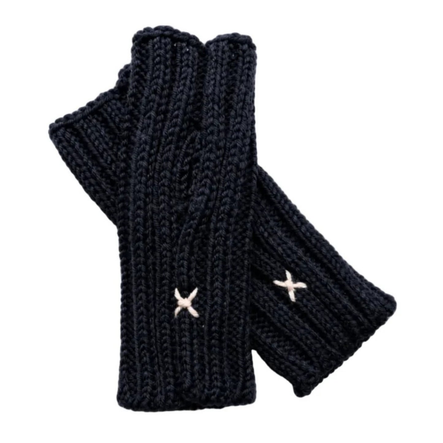 WRAPT x GUILLOTINE | Merino Rib Hand Warmer | Black