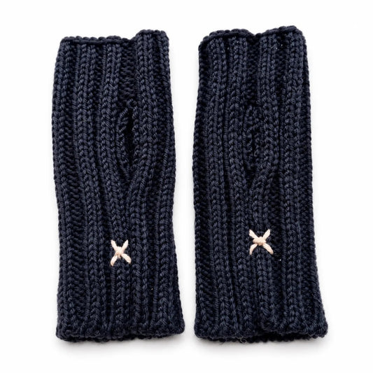 Wrapt x Guillotine | Merino Rib Hand Warmer | Black