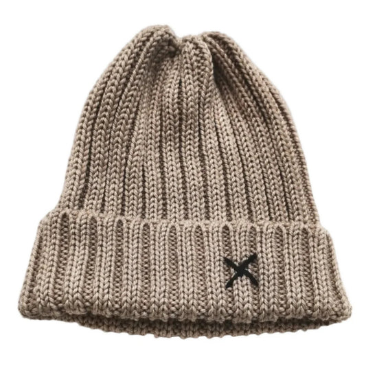 Wrapt x Guillotine | Merino Rib Beanie | Oatmeal