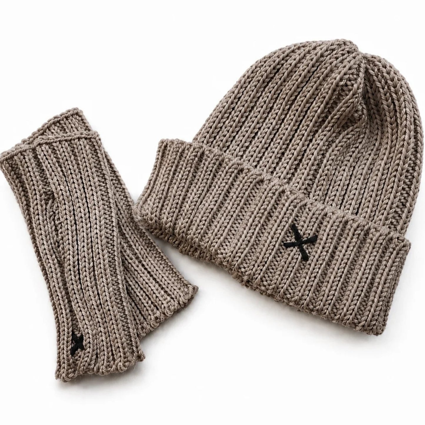 WRAPT x GUILLOTINE | Merino Rib Beanie | Oatmeal