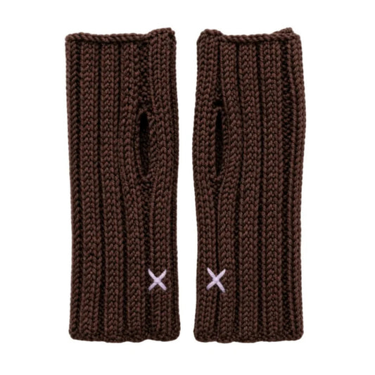 WRAPT x GUILLOTINE | Merino Rib Hand Warmer | Chocolate