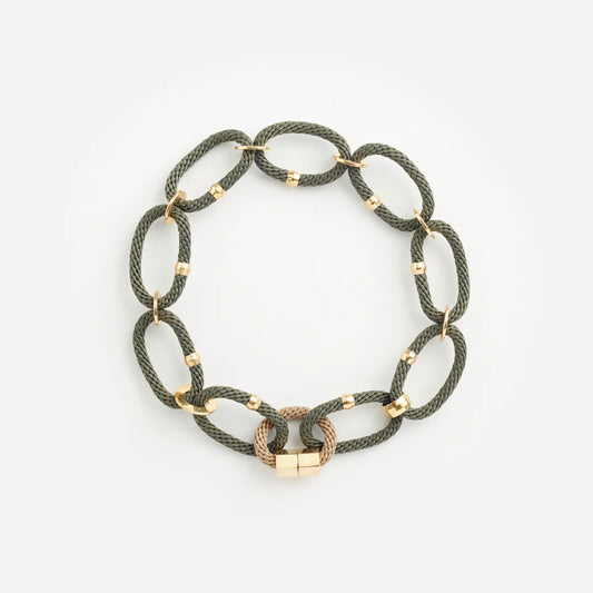 PICHULIK Circe Necklace Olive Beige