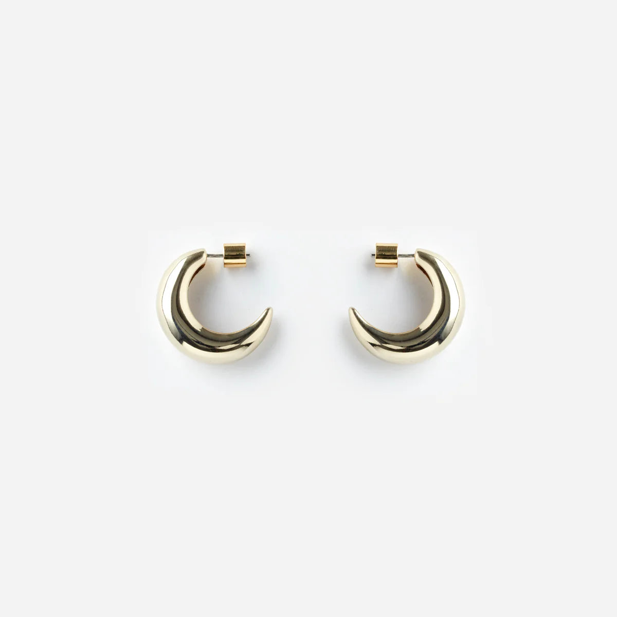 PICHULIK Crescent Hoop Earrings Brass