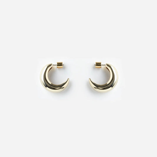 PICHULIK Crescent Hoop Earrings Brass