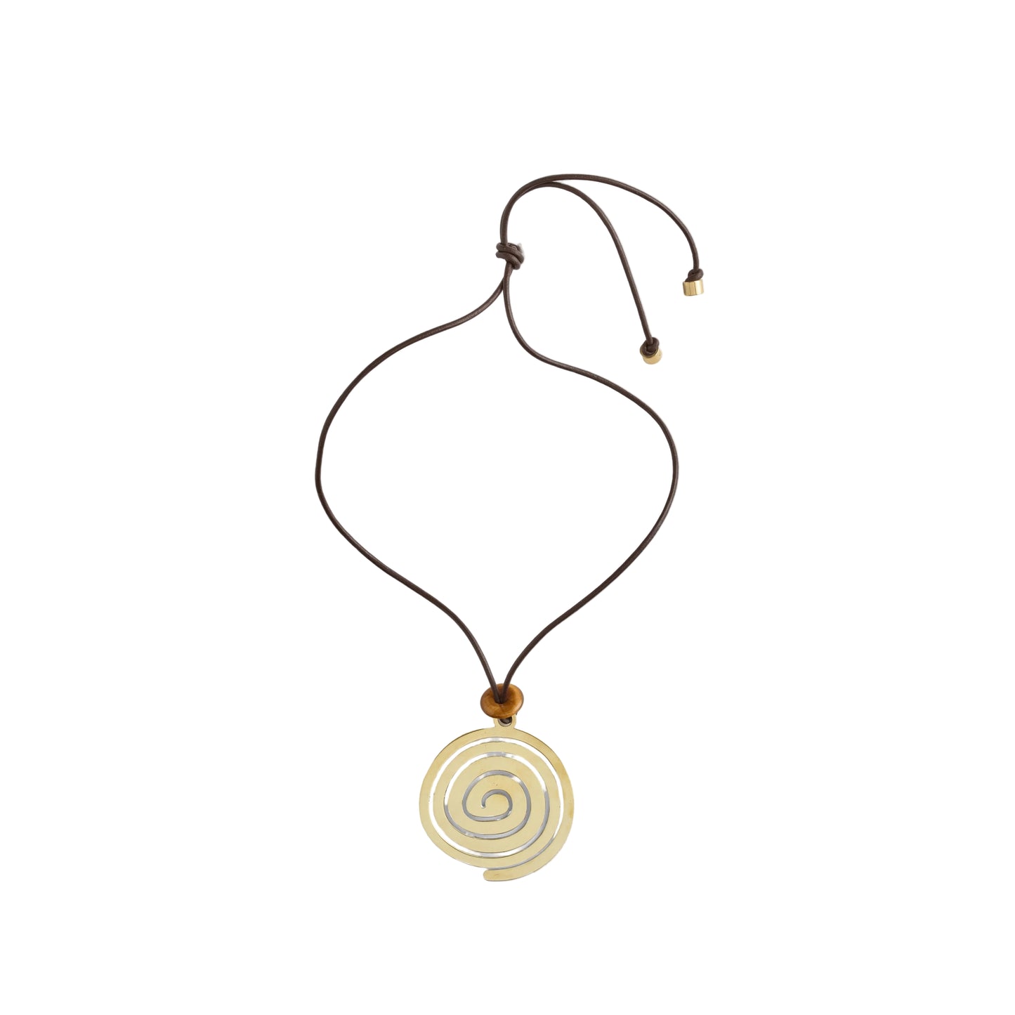 PICHULIK | Helix Necklace Brown Tigers Eye