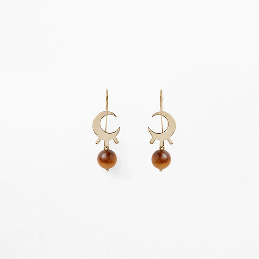 PICHULIK Luna Earrings Tigers Eye