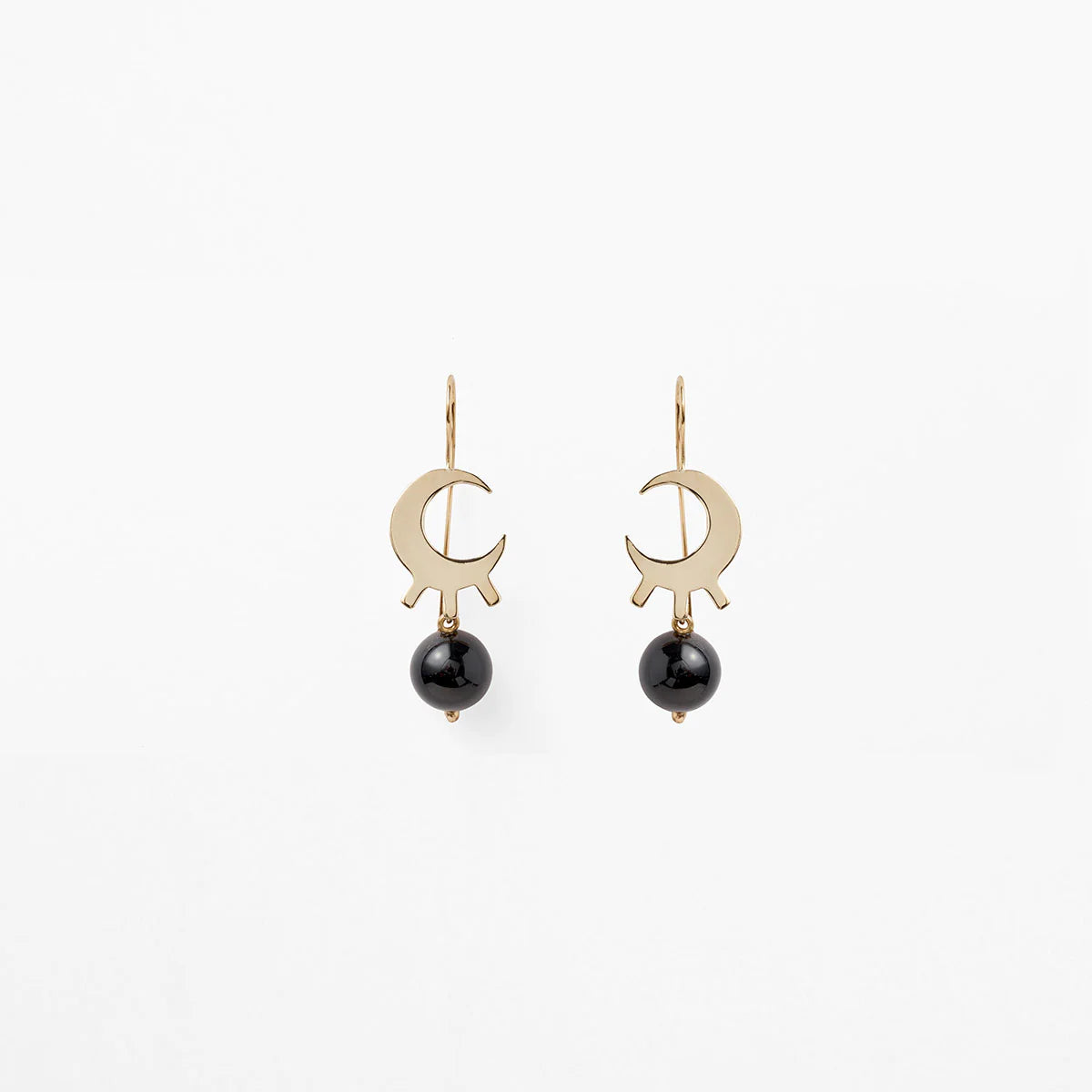 PICHULIK Luna Earrings Black Agate