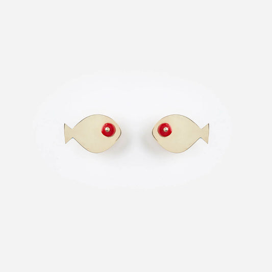 PICHULIK | Mina Earrings Coral