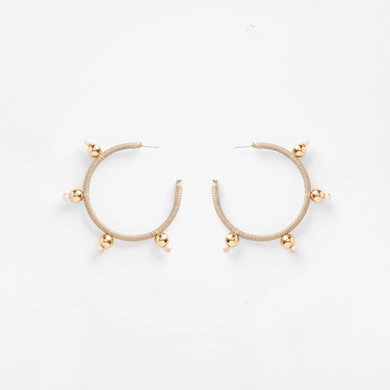PICHULIK | Ouroboros Earrings Beige