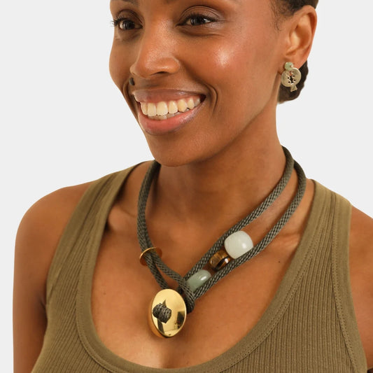 PICHULIK | Ravenna Choker Olive