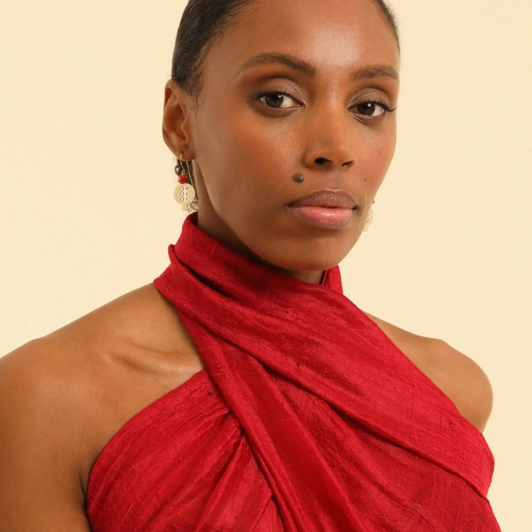 PICHULIK | Sephos Hook Earrings Coral