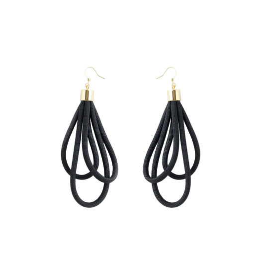 PICHULIK | Wave Earrings Black