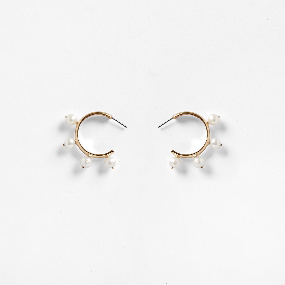 PICHULIK Garland Hoop Earrings Pearl