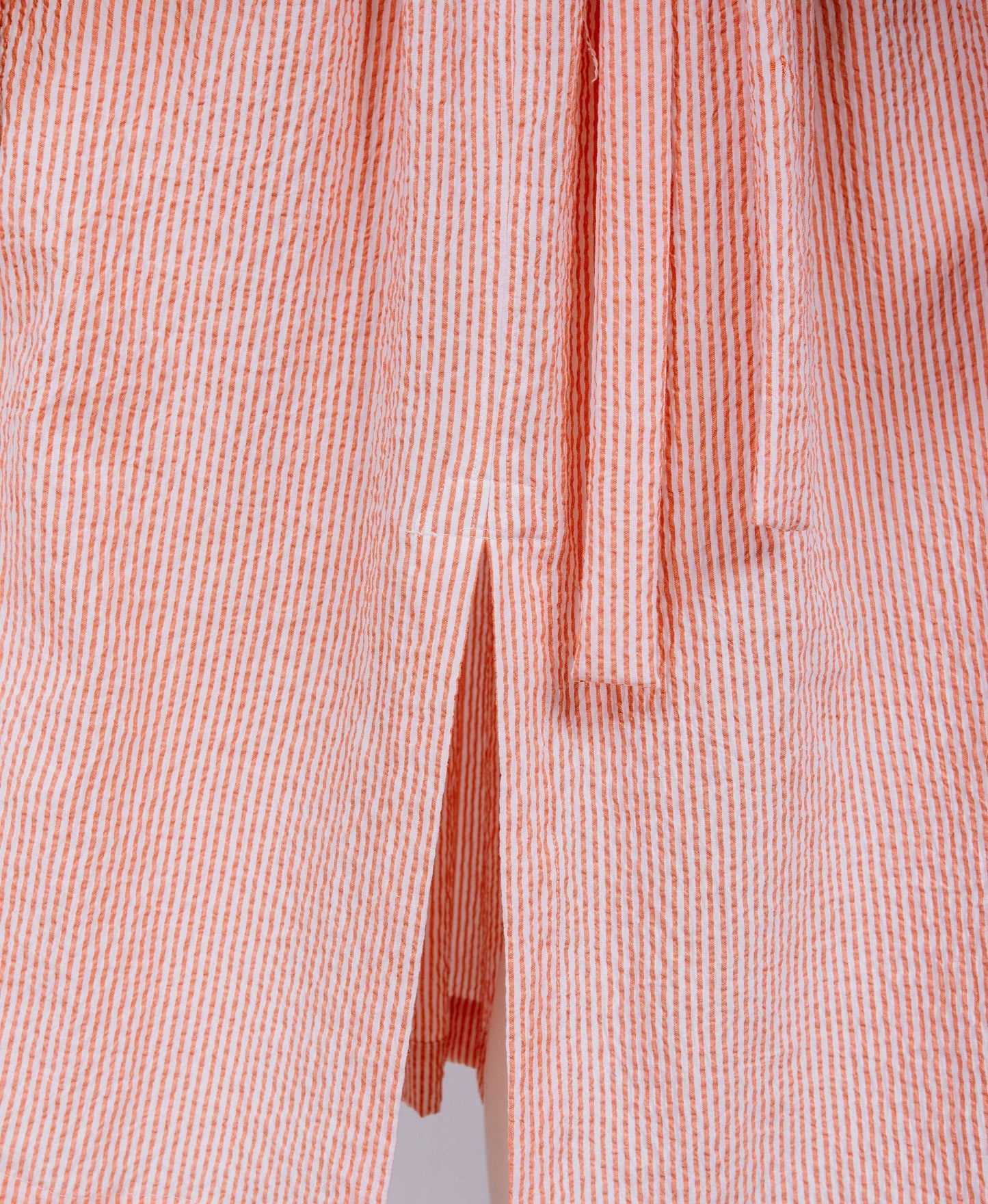 GUILLOTINE Maxi Striped Skirt | Coral
