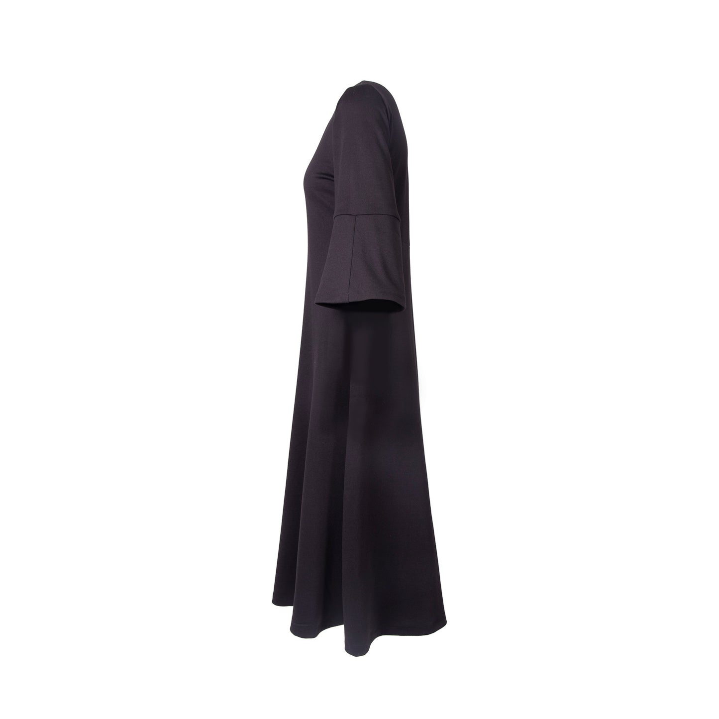 GUILLOTINE Black Maxi Bell Dress