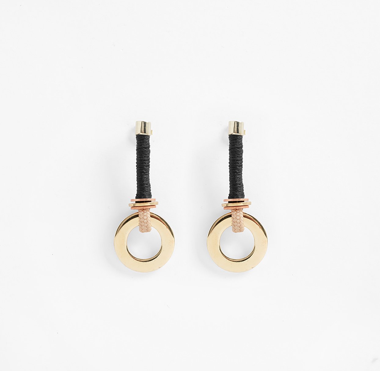 PICHULIK Kosmos Earrings Black Beige