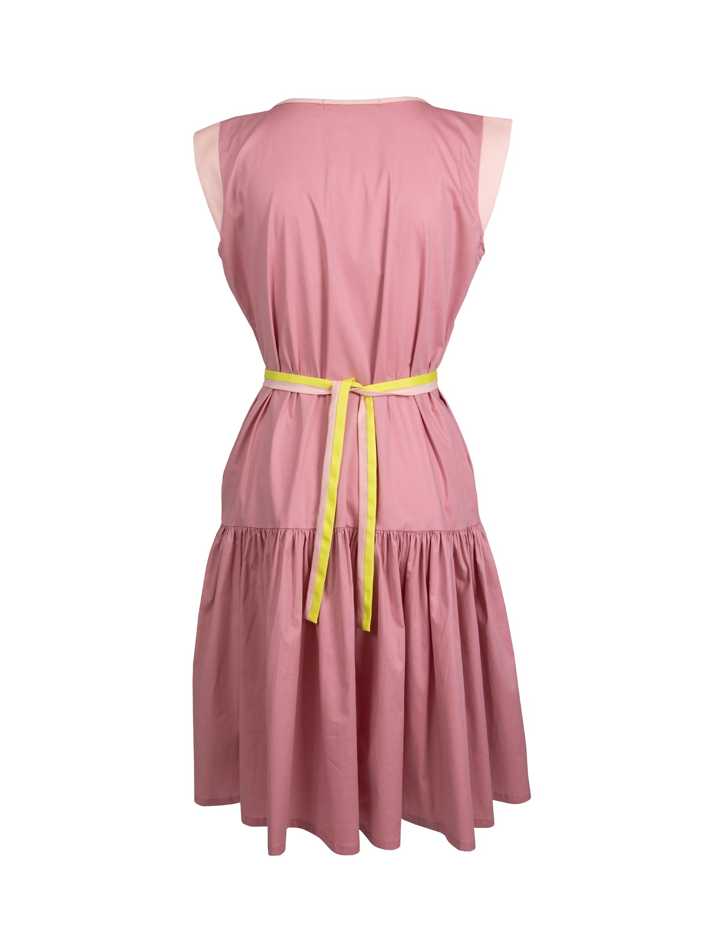 GUILLOTINE Dusty Pink Frill Dress