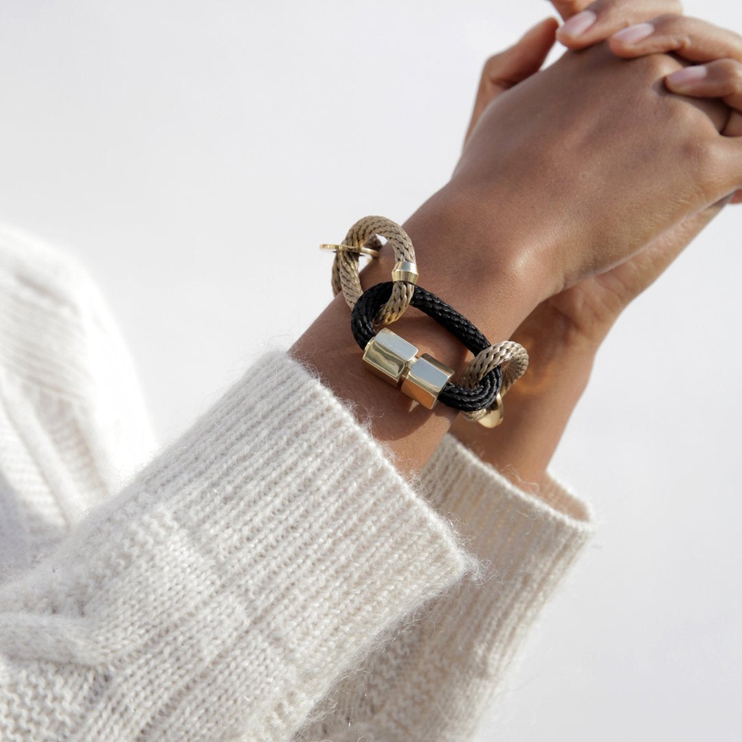 PICHULIK | Circe Bracelet Beige Black