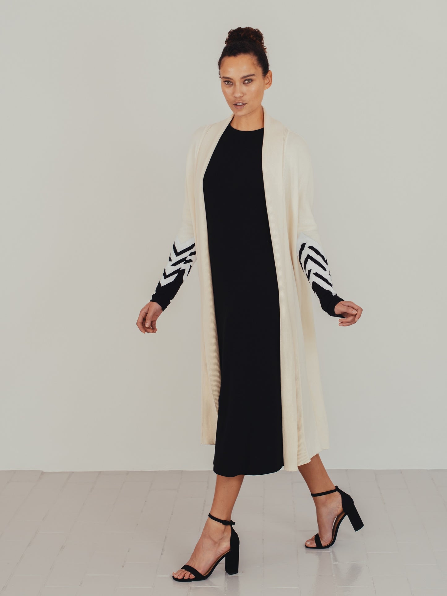 ROMARIA Cream ZigZag Coat