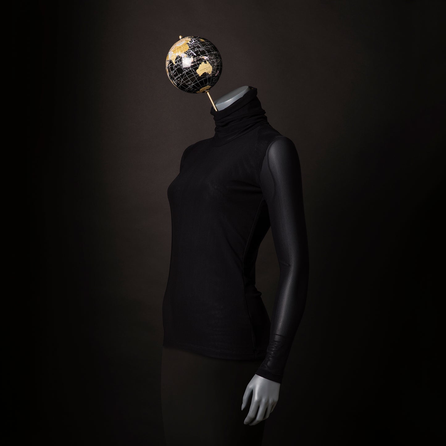 GUILLOTINE Roll Neck Black