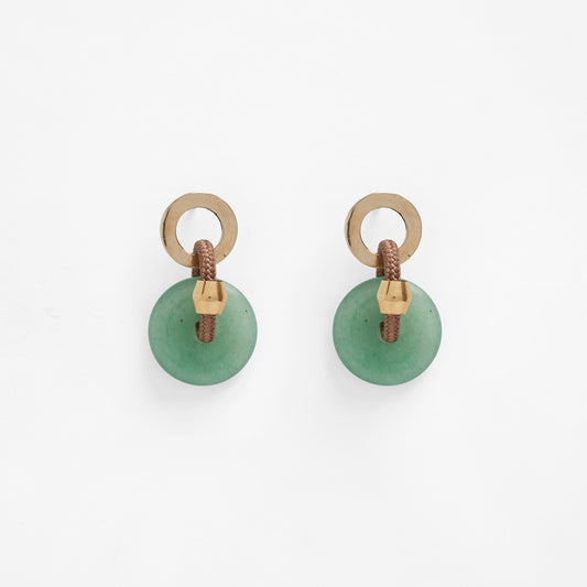 PICHULIK Raku Earrings Aventurine